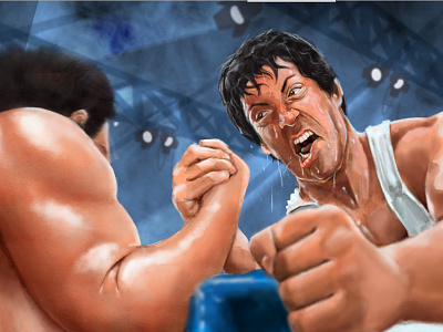 Over The Top WIP 80s arm wrestling over the top stallone
