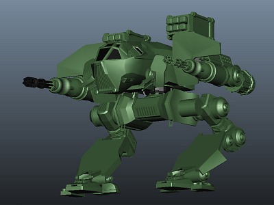 Mech WIP 3d modeling maya mech