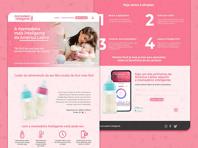 Smart Bottle Landing page