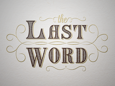 The Last Word Logotype v3 ann arbor antique bar logo