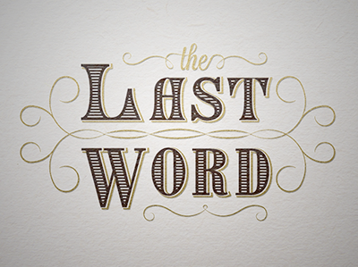 The Last Word Logotype v3