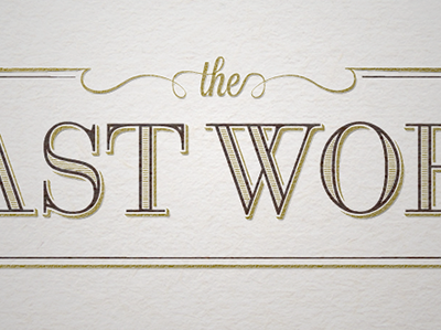 The Last Word Logotype v5 bar cocktail logo the last word vintage