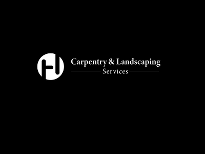 Carpentry & Landscaping LOGO branding design graphic design icon logo typography vector
