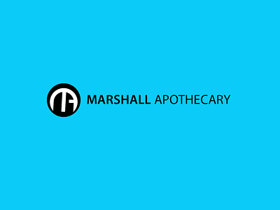 Marshall apothecary logo branding design icon logo typography vector