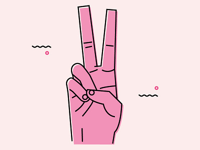 Two Dribbble Invites dribbble fingers hand invite victory