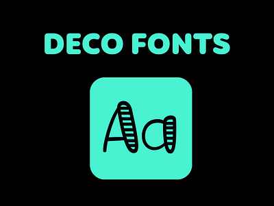 Deco Fonts