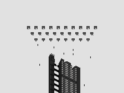 Balfron Tower 3 Space Invaders 600x800 8bit balfron tower pixel pixelcity space invaders