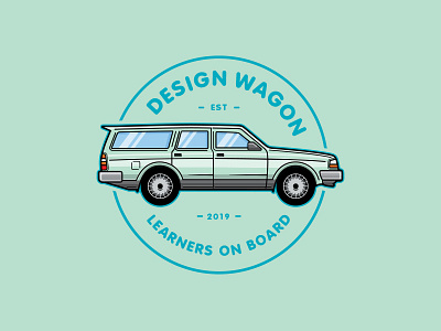 Design Wagon Circle Logo