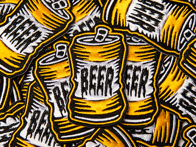 Beer Patch beer beer patch beercan brewery brewery logo craft beer logo patch patch design patchgame product design