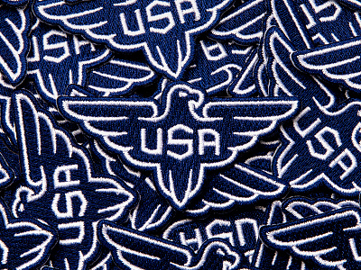 Usa Patch america eagle eagle patch logo design merica patch patch design patchgame usa usa logo usa patch