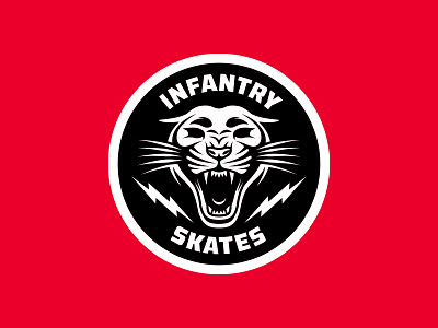 Infantry Skates Panther Badge