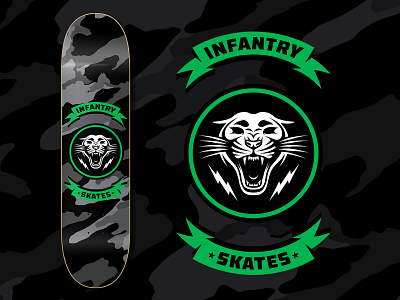 Infantry Skates Panther Deck