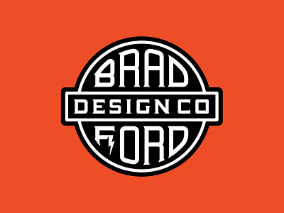 Bradford Type Design badge design bolt brad bradford branding classic design goodtype retrotype sign type typedesign typogaphy typography logo