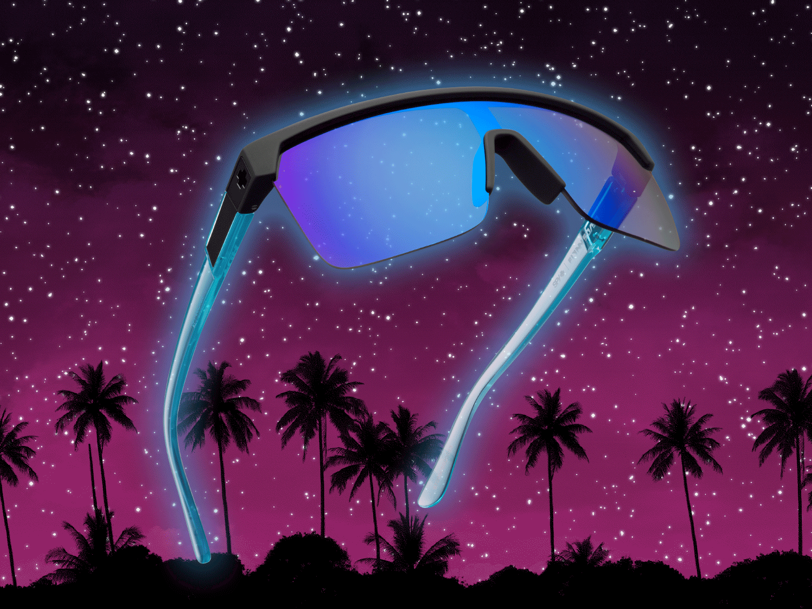 Spy Optic Glowed Up Collection bradford bradforddesign branding design designs glow glowing graphicdesign palms palmtrees spy spyoptic sunglass