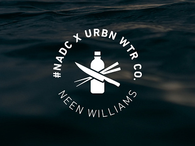 Urbn Water x Neen Williams Collab Badge