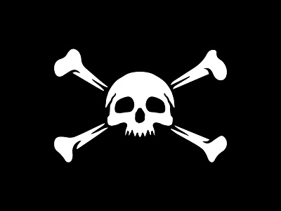 Skull & Cross Bones bradford bradforddesign bradforddesignco branding illustration logo logomania marauder pirateflag skull skullcrossbones skullnbones
