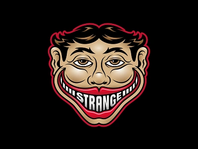 Willy Strange | Strange Coffee Co. bradford bradford design co branding clown coffee coffee branding coffee co cooney island creepy illustration strange strange coffee