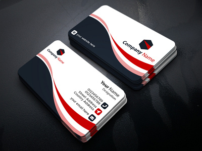 Modern, professional double-sided business card template