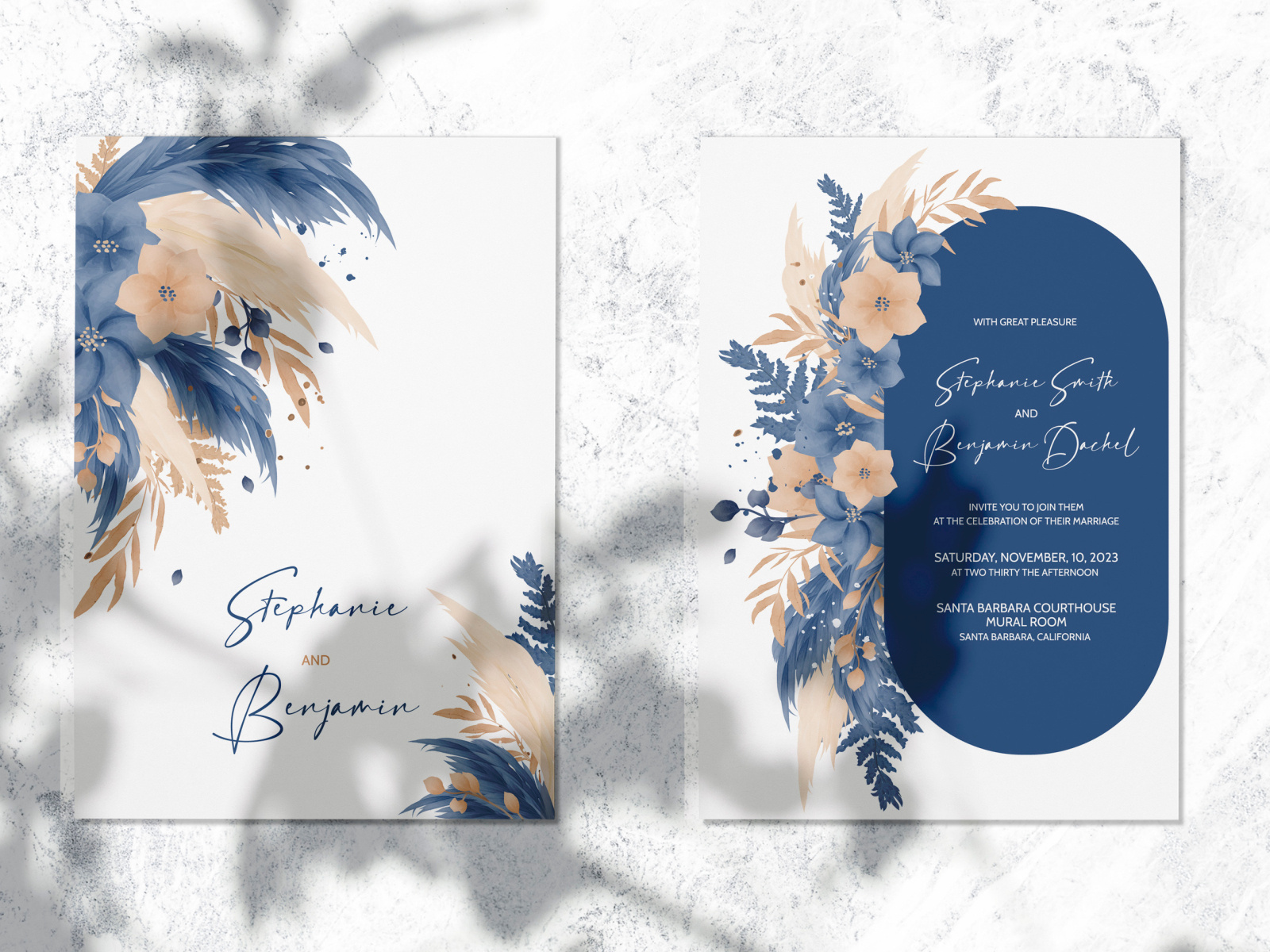 Wedding Invitation Card By Anna Ivonina On Dribbble