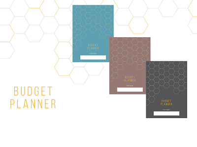 Financial planner design in different colors branding budget design finance graphic design illustration logo planner typography vector
