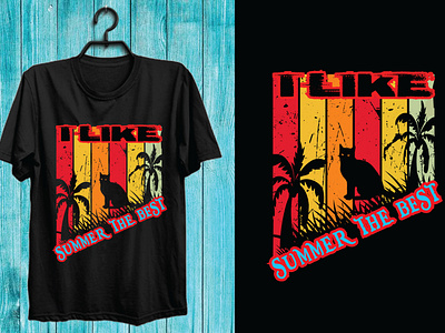 Summer Like T-Shirt Design Graphics