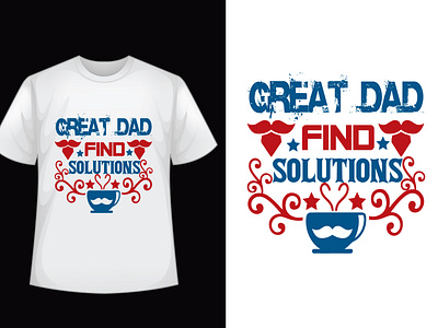 Father Day Typography T-Shirt Design dad day typography logo