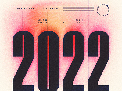 Grainy & Texured Happy 2022 2022 adobe blur design grain illustration illustrator layout new year photoshop poster texture typography visual design