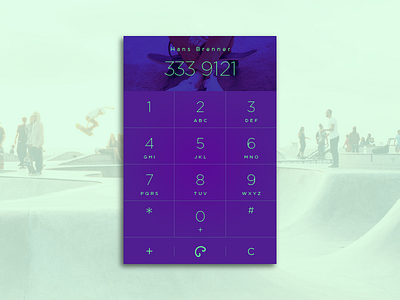 Daily UI #3_Dial Pad