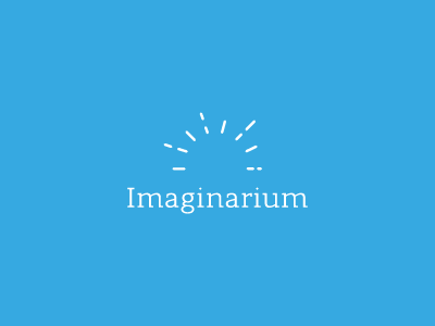 Imaginarium blue branding child children education imaginarium logo toys typography