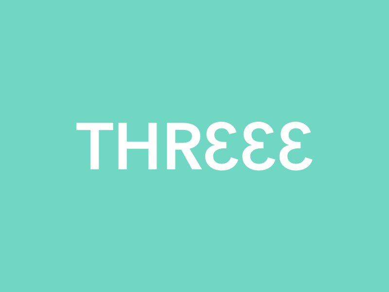Three clever wordmark