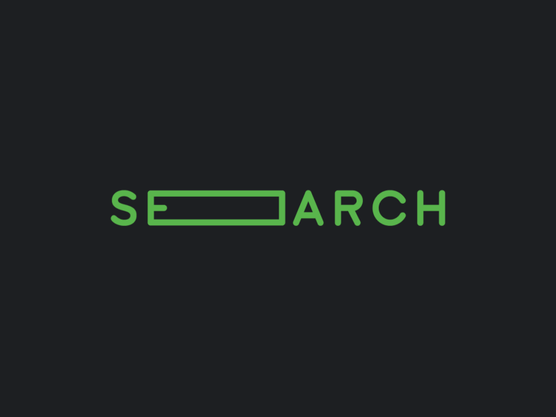 Search animated logo