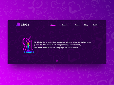 Js Girls Landing page