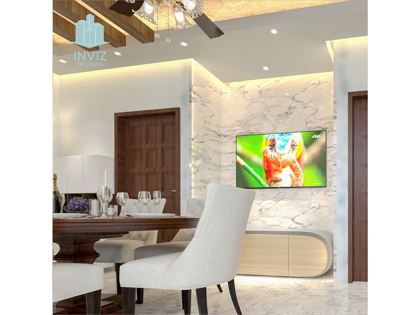 Living Room Design by Inviz Designs on Dribbble