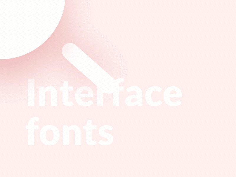 Which fonts do you use for interface? fonts interface popular ui