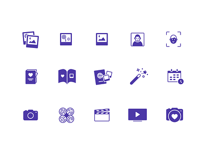 Photograph icons