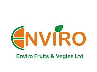 Logo Design for ENVIRO Fruits and Vegies brand branding design identity logo typography