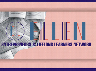 ELLEN Community Facebook cover photo brand branding design facebook flyer identity