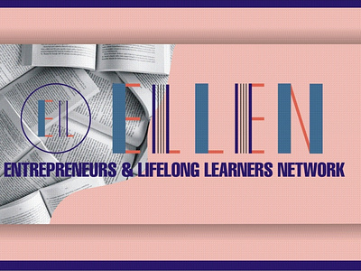 ELLEN Community Facebook cover photo brand branding design facebook flyer identity