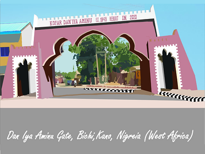 Dan Iya Aminu Gate Illustration