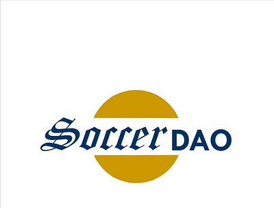 SoccerDao Logo brand identity logo