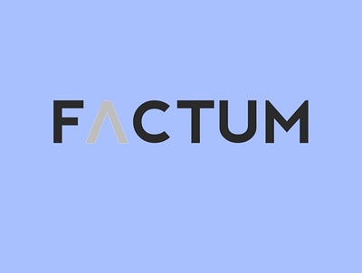 Factum Logo brand branding design identity logo