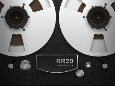 RR20 prototype design record tape machine