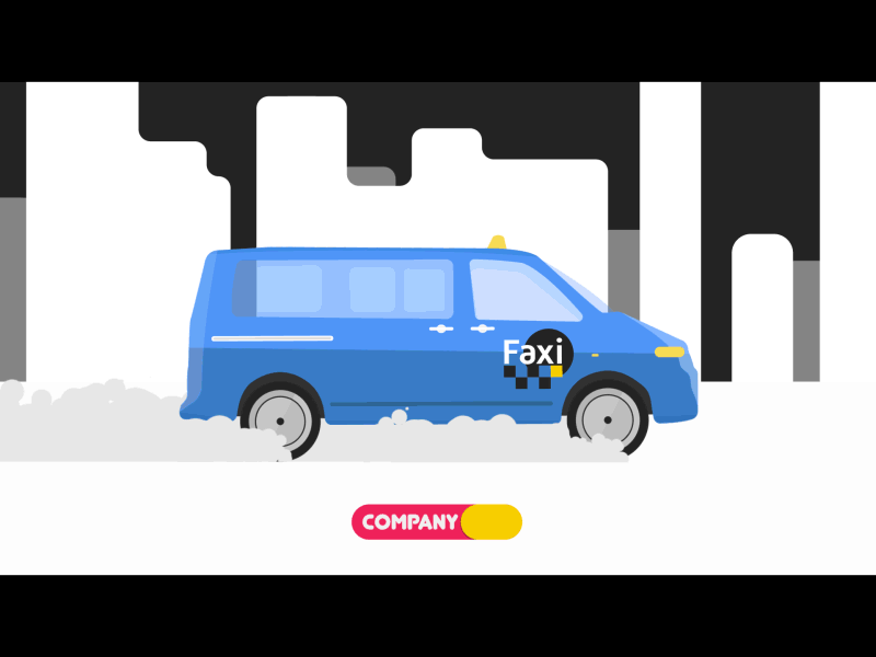 Taxi promo graphics