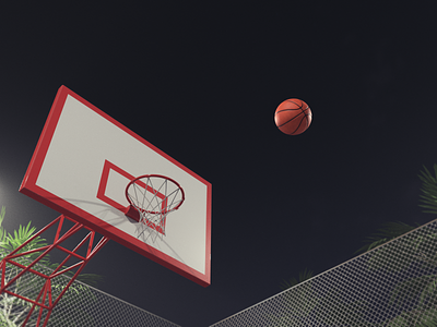 2-point Shot 3d ball basket basketball c4d c4d42 cinema 4d cinema4d design illustration print shot shots streetball