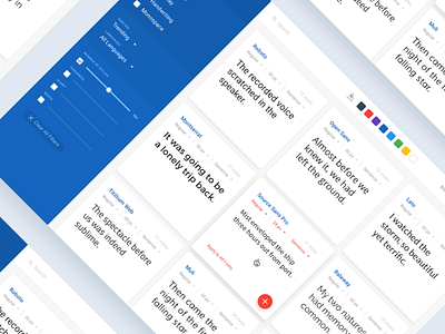 Google Fonts — Setting blue clear dailyui dailyui 007 font fonts google google fonts material material design minimal settings settings page ui ui design uidesign user interface web web deisgn