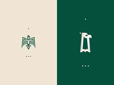 Raja animal bird brand branding design eagle green icon icons identity illustration logo logos symbol vector
