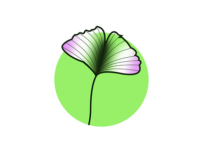 Ginkgo art circleart design emblem ginkgo green illustration leaf nature prok art spiritual tree trend vector