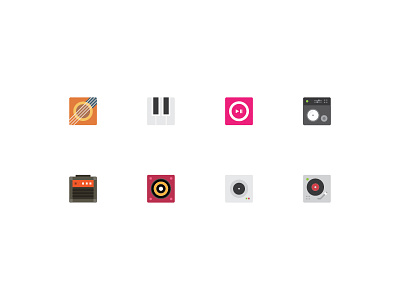 Sound Kits clean icon icons kits minimal sound special square style