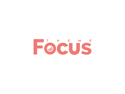 Theme Focus branding eye focus html idea identity logo logos theme themes typography wordpress