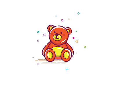 Little Bear animal bear colors doll dolly icon icons little red